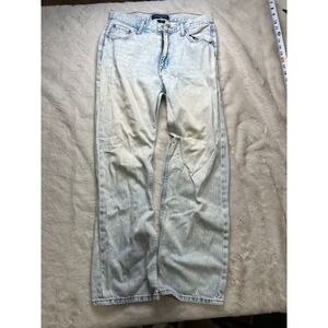 Aeropostale 90s Baggy Jeans Mens 32 Light Wash Excellent Relaxed Wide Leg Denim